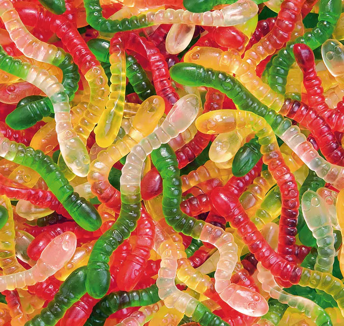 Haribo Gusanos Brillo Bolsa 1kg - imagen 2