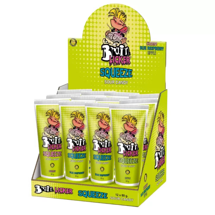 Brain Licker Squeeze Sour Gel 80g x 12u