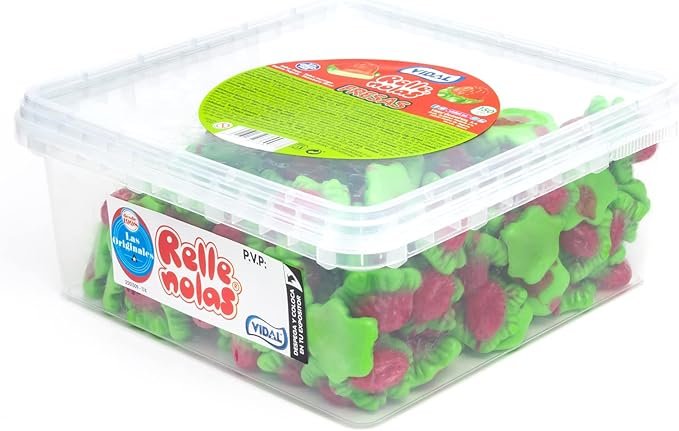 Vidal Fresas Rellenas Tarro 150 unidades Sin Gluten
