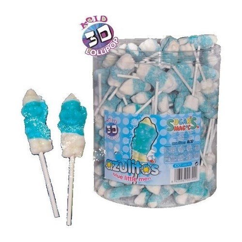 SUGARS AZULITOS ACIDOS 100+10U.