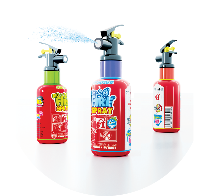 Johnny Bee Extintor Big Fire Spray 70ml x 15u - imagen 2