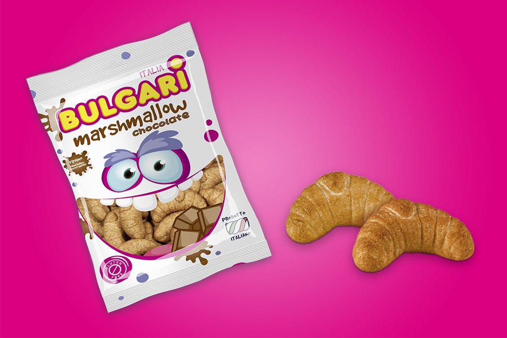 BULGARI CROISSANT RELL. CHOCO 80U.APROX SIN GLUTEN