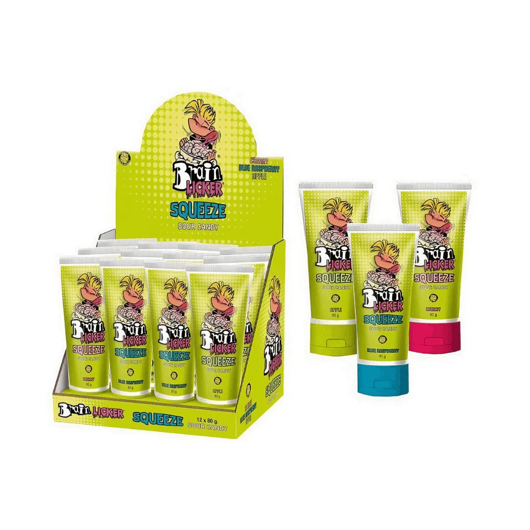 Brain Licker Squeeze Sour Gel 80g x 12u - imagen 2