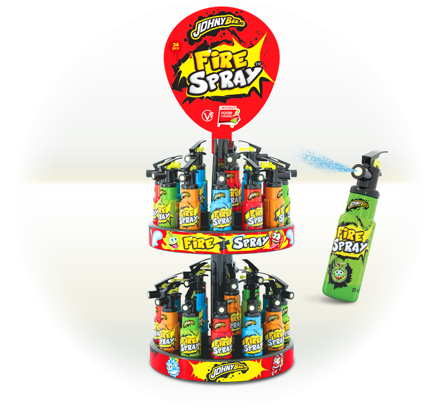 Fire Spray Stand 25ml x 34u