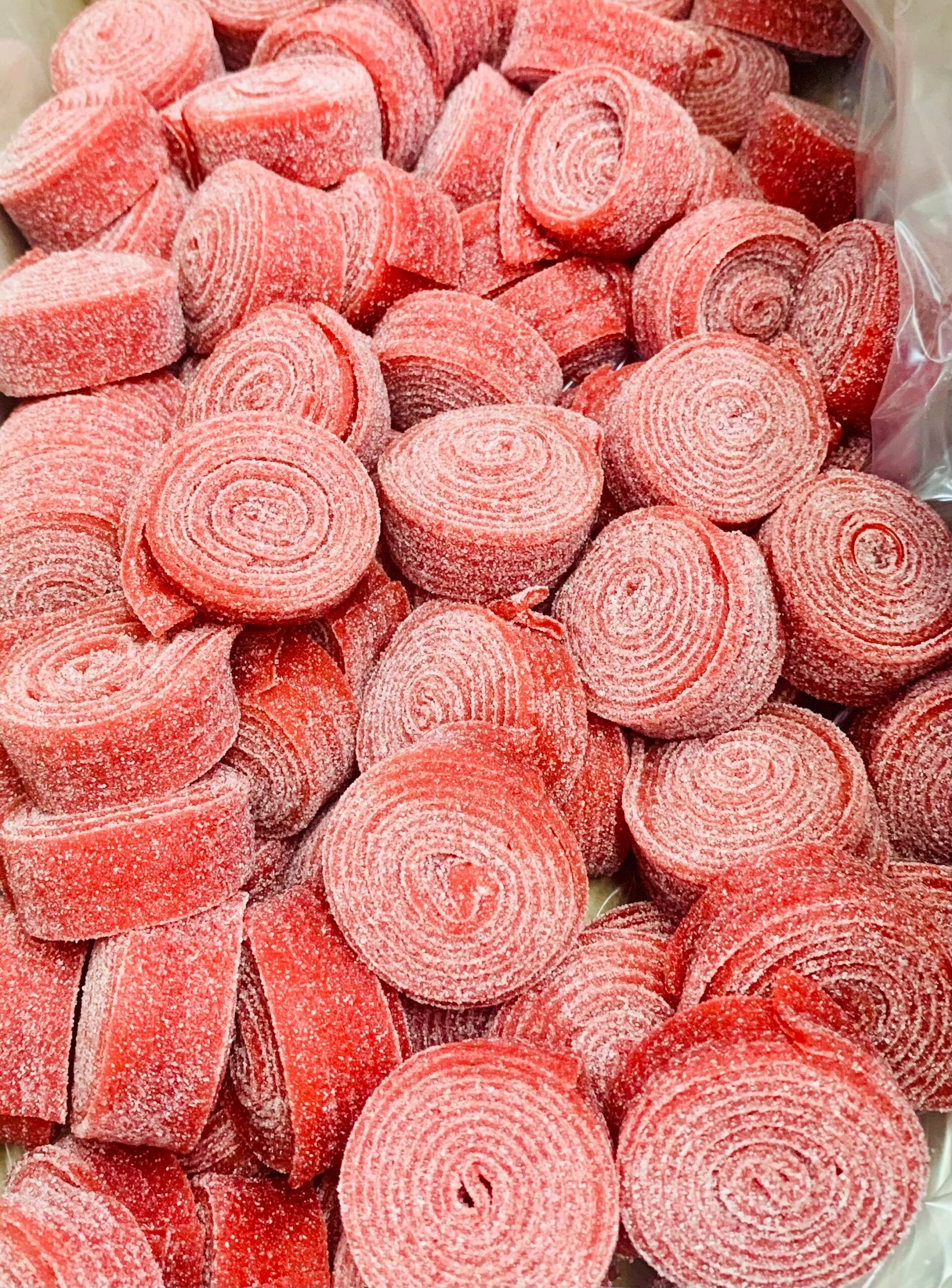 RED LIQUORICE ROLL DISCO PICA FRESA 72u.3KG