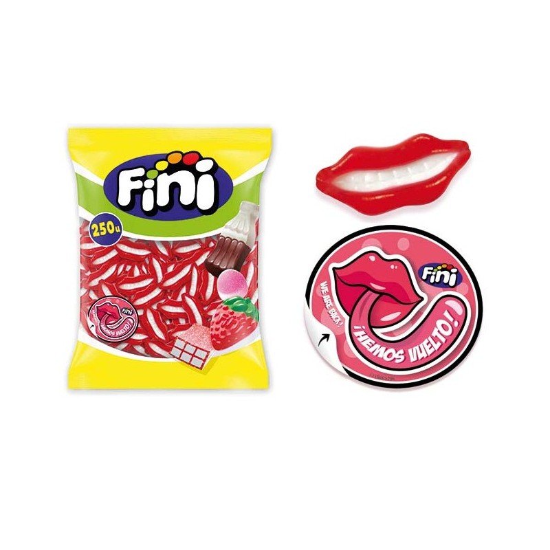 FINI LABIOS BRILLO FRESA BOLSA 250U.
