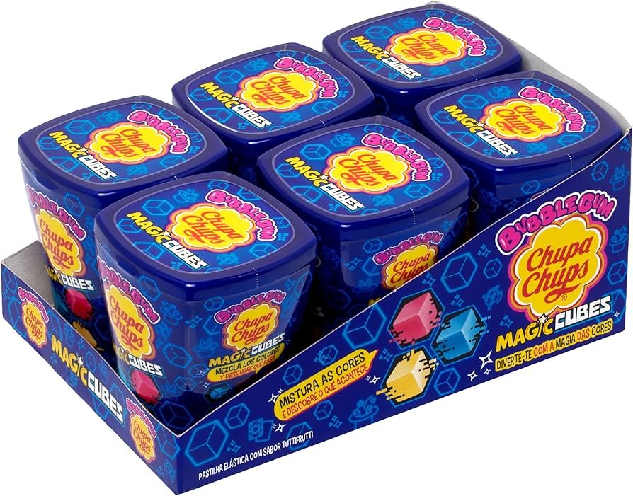 CHUPA CHUPS MAGIC CUBE 86GR X 6U. SIN GLUTEN