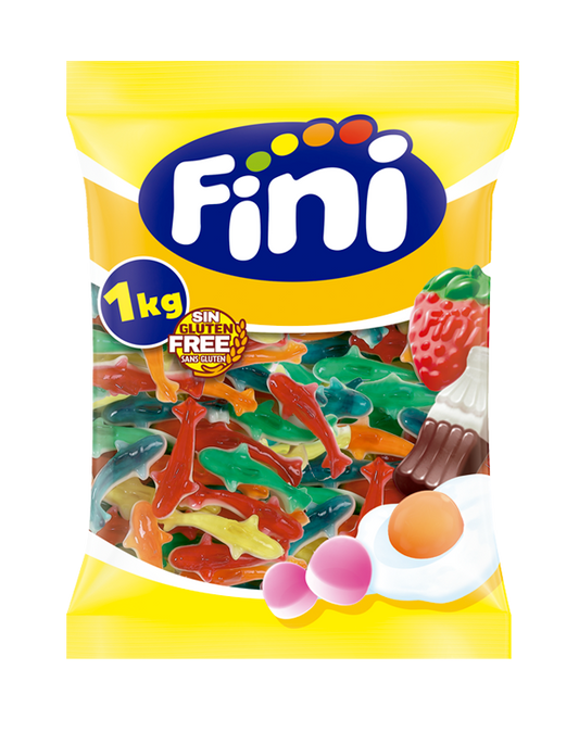 Fini Tiburones Surtidos 1kg Sin Gluten