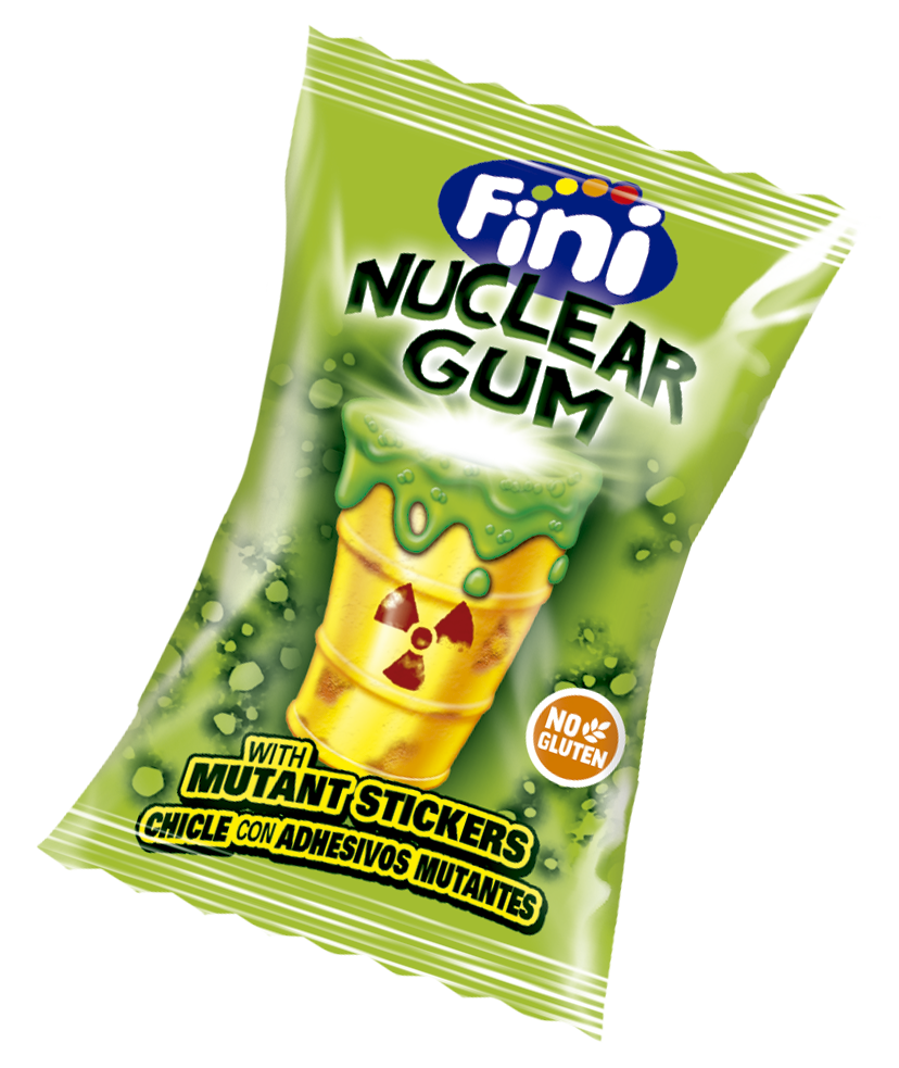 Fini Chicle Nuclear Gum Tarro  Sin Gluten 50u - imagen 2