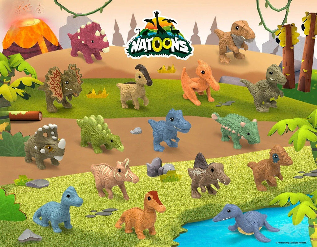 KINDER SORPRESA 36U. NATOONS DINOS  2026  SIN GLUTEN!!!! - imagen 3