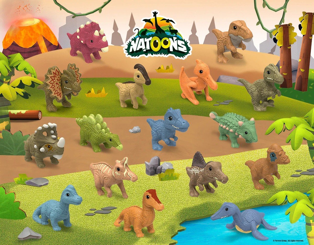 KINDER SORPRESA 36U. NATOONS DINOS  2026  SIN GLUTEN!!!! - imagen 3