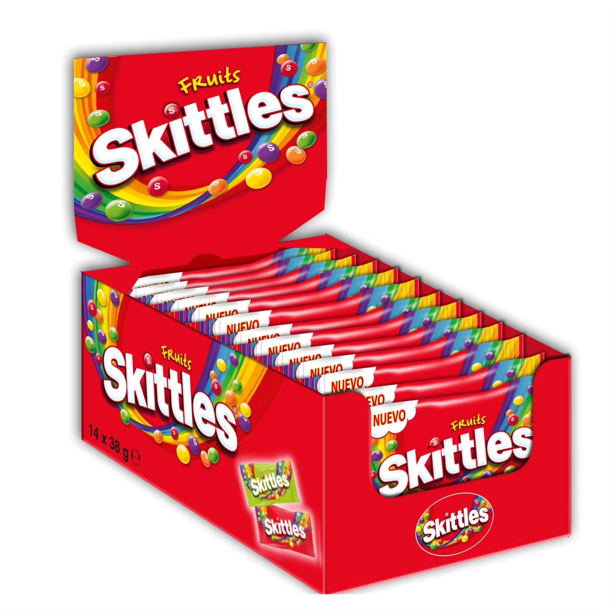 Skittles Fruta 14u x 38g