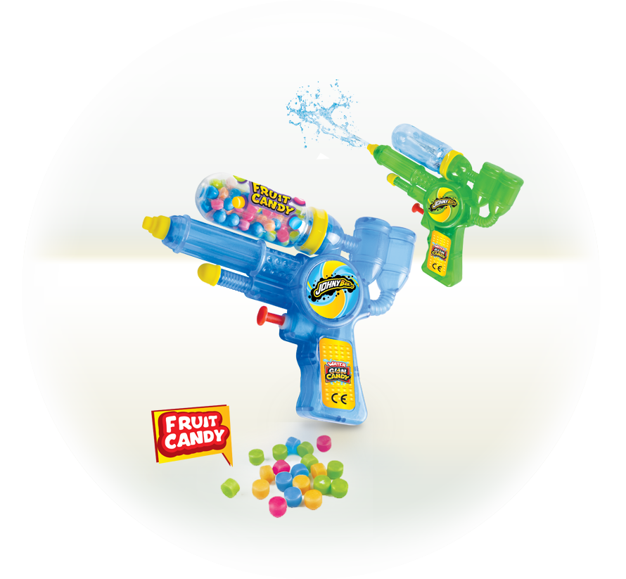 Water Gum Candy “Pistolas Agua” x 12u - imagen 2