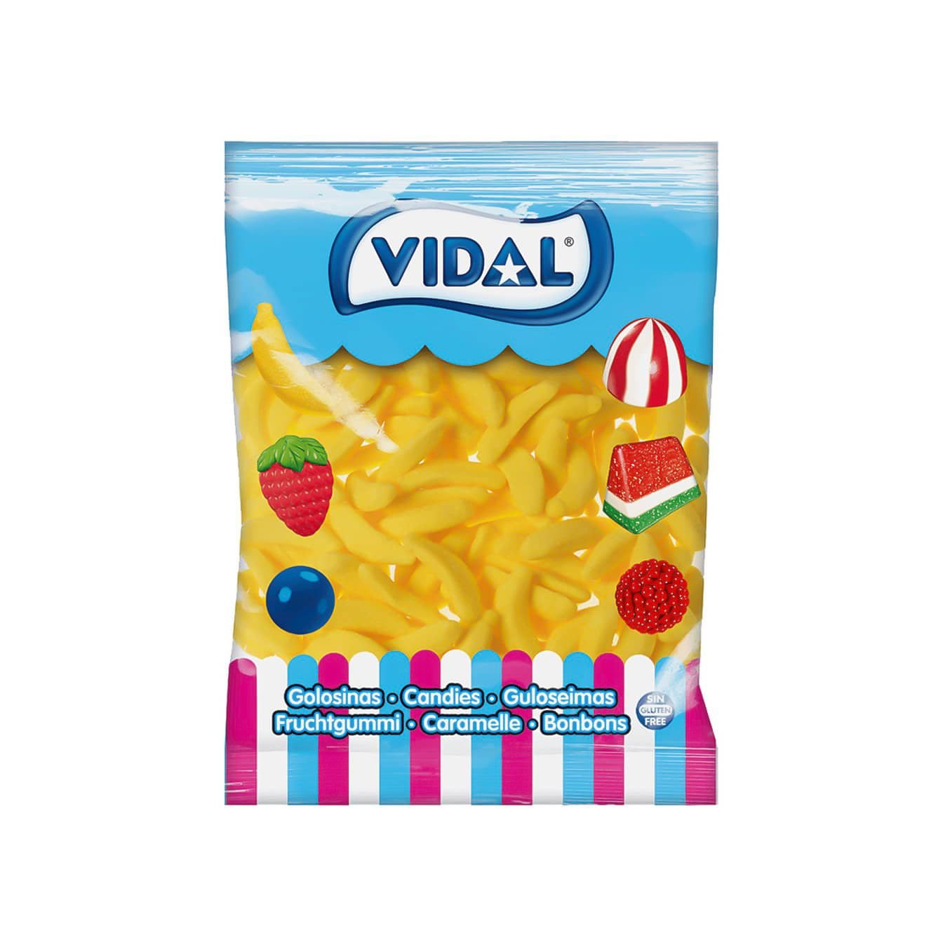 Vidal Bananas Azúcar 1kg