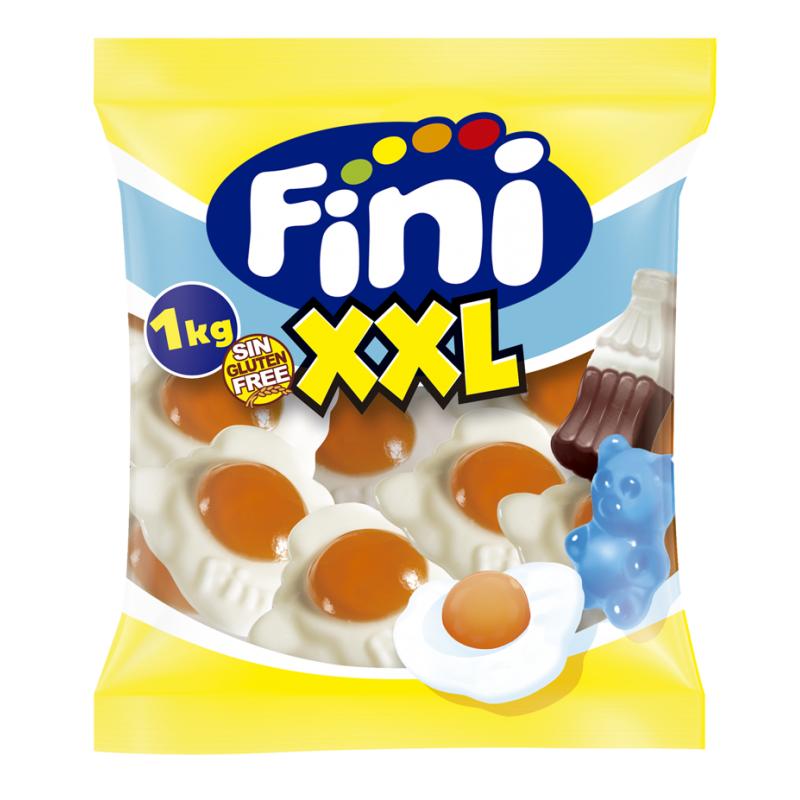 Fini Huevos Fritos Gigantes 1kg Sin Gluten