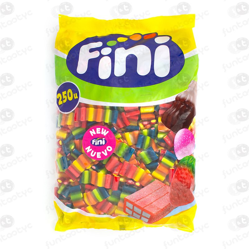 FINI CARTUCHERAS RAINBOWN MULTICOLOR BOLSA 250U.