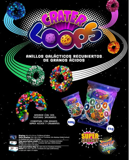 BURMAR CRATER LOOPS SURTIDOS 1KG - imagen 2