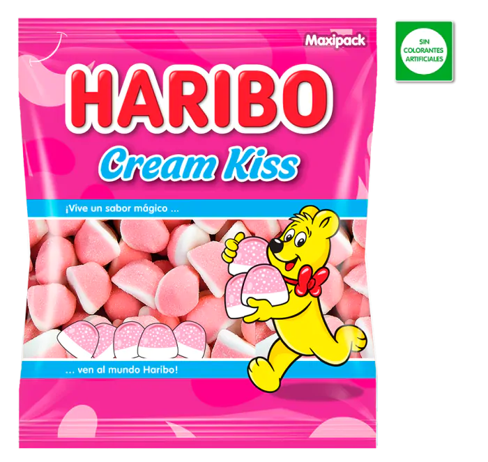 Haribo Besitos Cream Kiss Bolsa 1kg