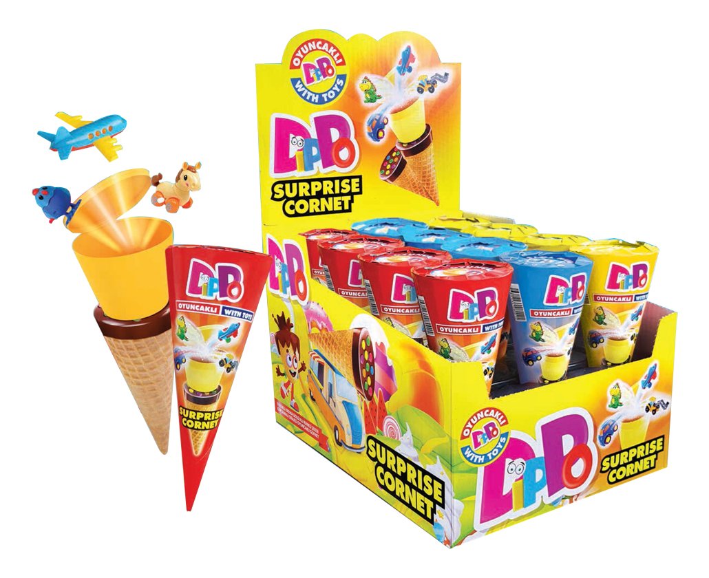 DIPPO CONOS CHOCOLATE+SORPRESA 25GR X 12U. - imagen 3