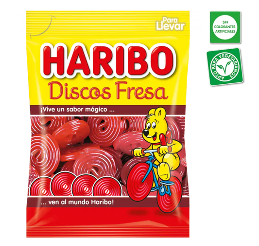 Haribo Imp. Discos de Fresa 80g