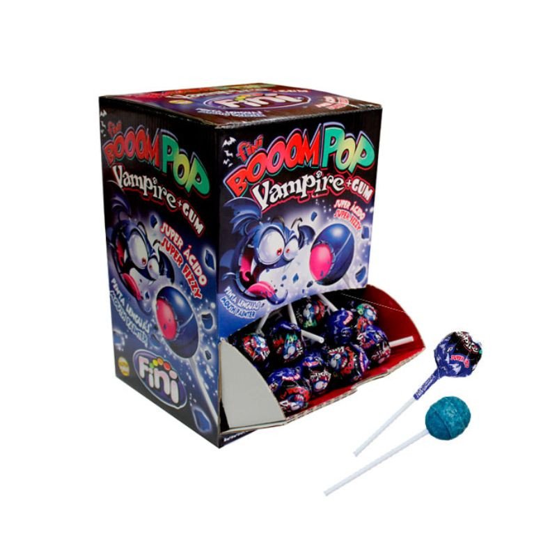 FINI BOOM POP VAMPIRE+GUM 100U. SIN GLUTEN