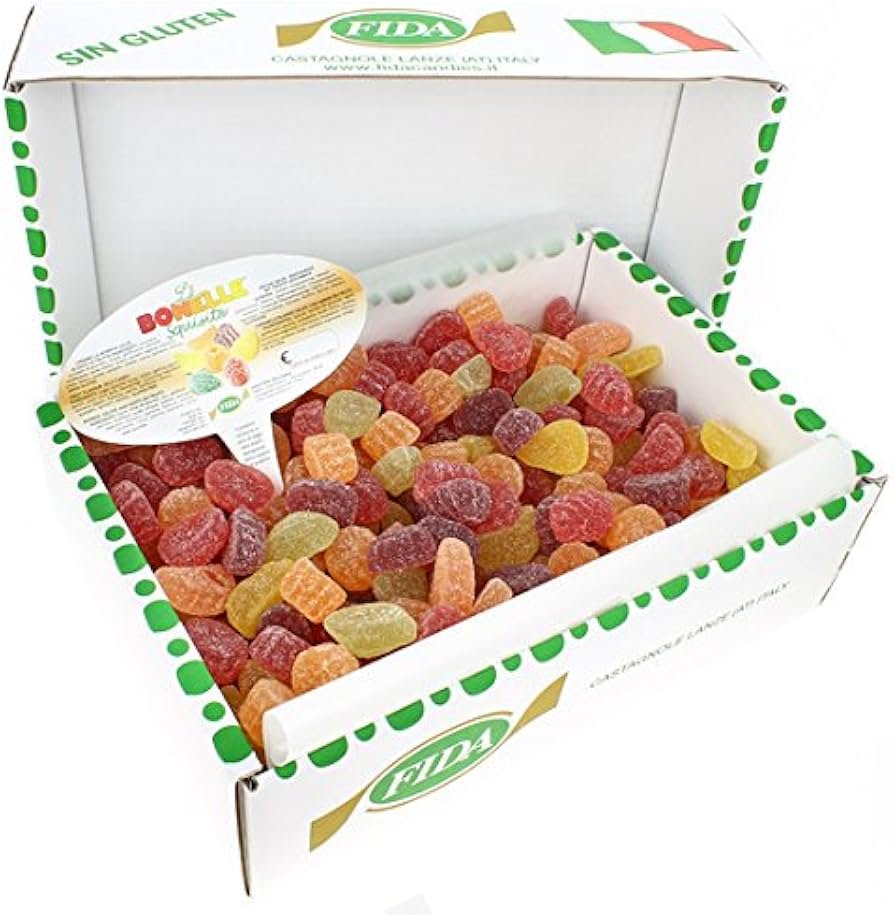 FRUTA ITALIANA C/3KG. 100% VEGANO/SIN GLUTEN/SIN COLORANTES ART.