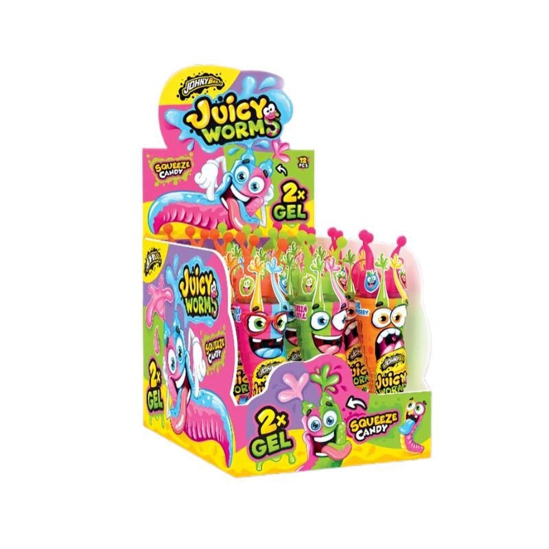 JHONY BEE JUICY WORMS 58GR X 12U. - imagen 2