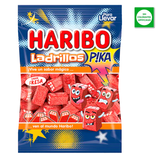 Haribo Imp. Ladrillos Pika 100 gramos