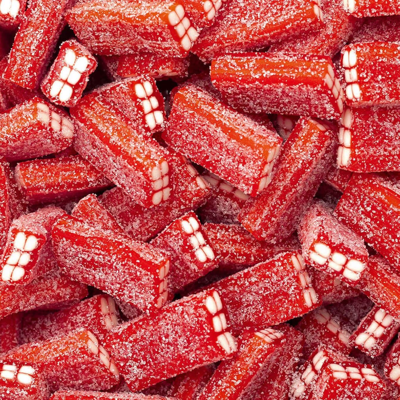 Vidal Ladrillos Rellenos Pica Fresa 1kg - imagen 2
