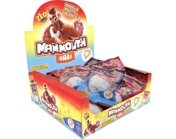 MAMMOUTH BALL JAWBREAKER EXPOSITOR 18U.