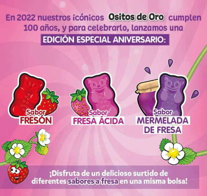 Haribo Imp. Ositos Oro Fresa Mix 100gr - imagen 3