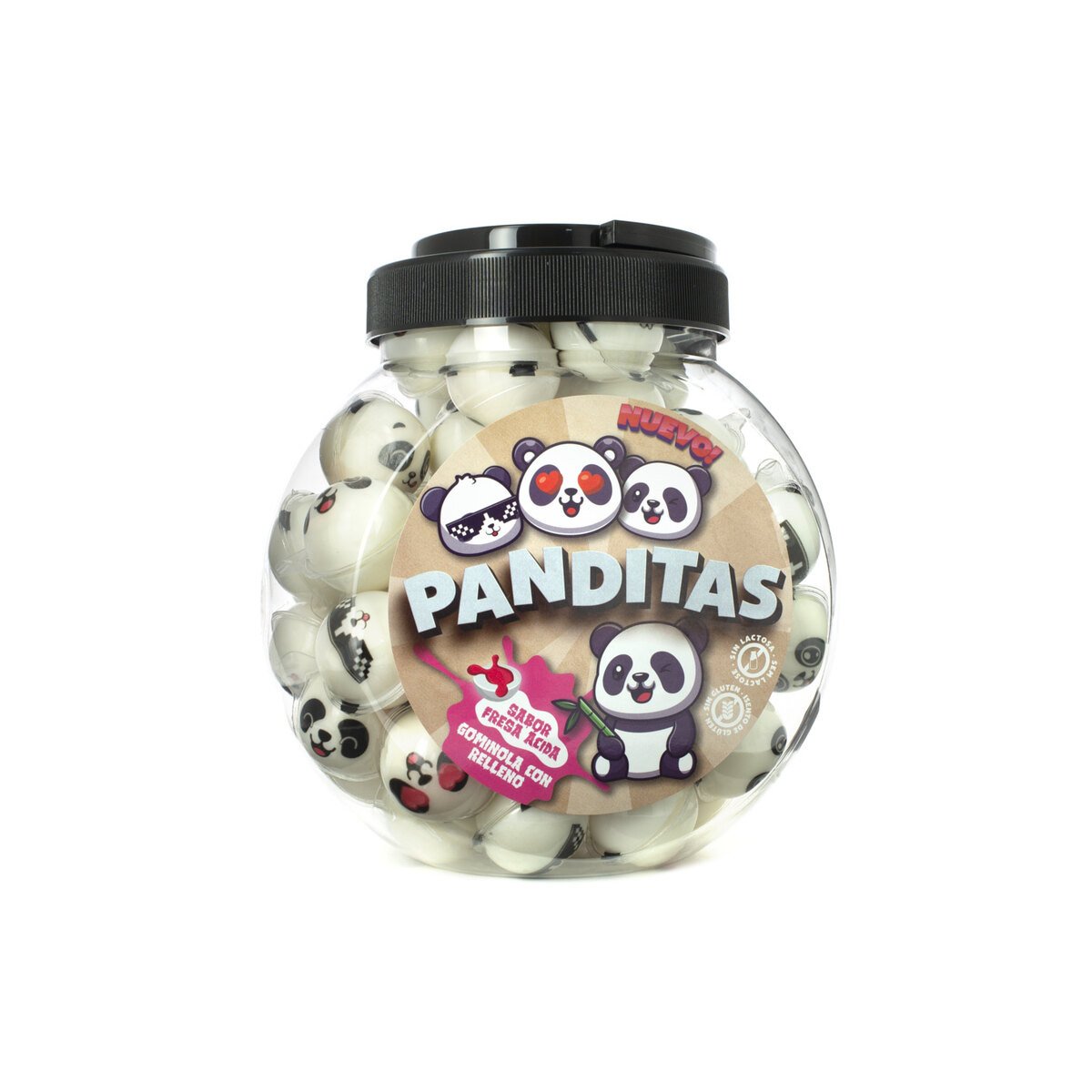 PANDITAS RELLENOS SABOR FRESA TARRO 60U. SIN LACTOSA-SIN GLUTEN - imagen 3