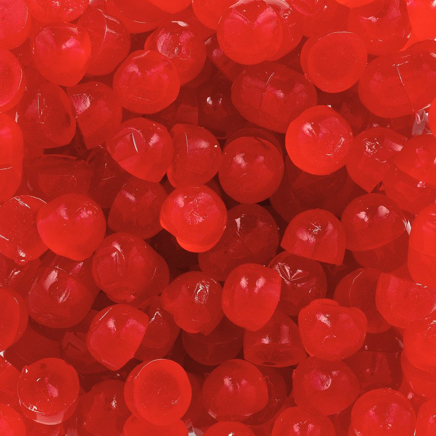 MINIMELIS PERLA ROJA FRESA BRILLO SIN AZÚCAR BOLSA 1KG