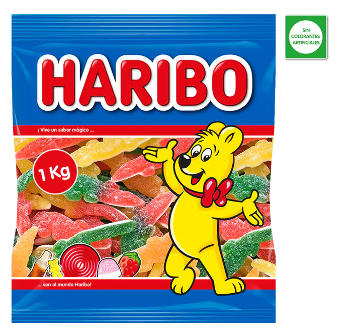 Haribo Yacare Azúcar Bolsa 1kg